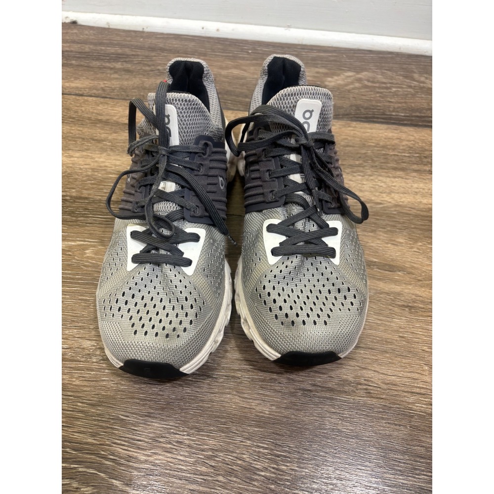 On Cloudswift Grey Black Running Shoes Womens US 8 Helion CloudTec 41.98922 - Picture 2 of 8